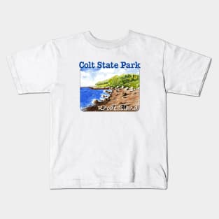 Colt State Park, Rhode Island Kids T-Shirt